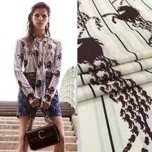 Новая Wanma Pentium ткань с цифровой печатью одежда хенд-мейд DIY Ткань Весна и лето Горячая платье рубашка модная ткань