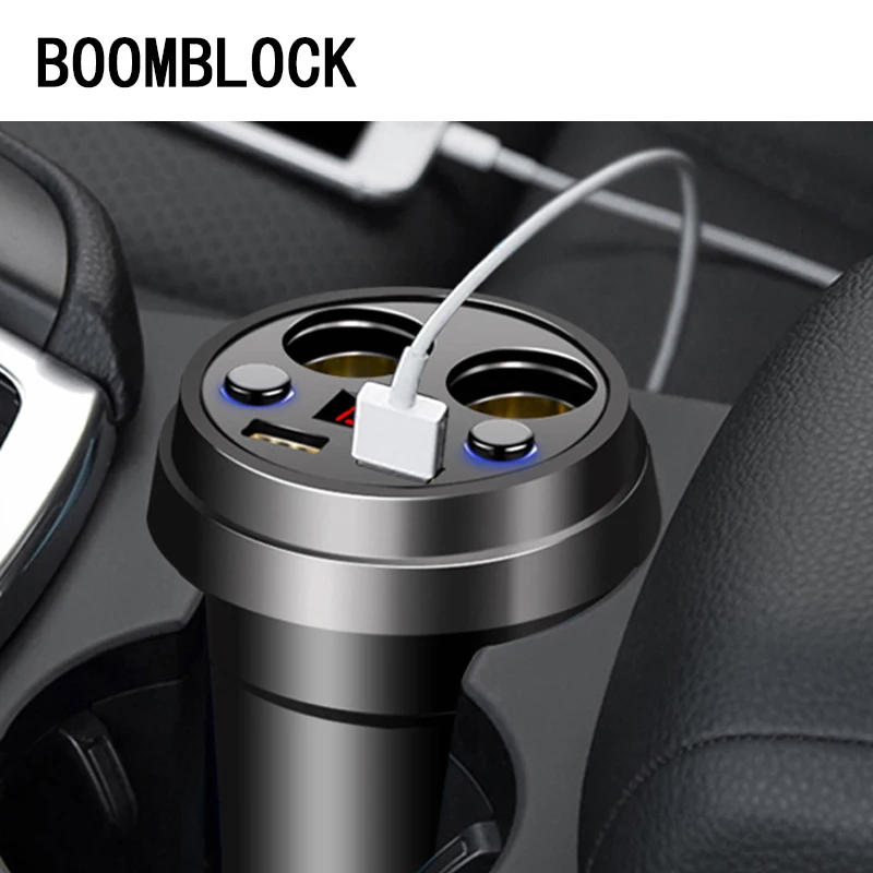 BOOMBLOCK 3 1 а автомобильное зарядное устройство USB для телефона сигарета