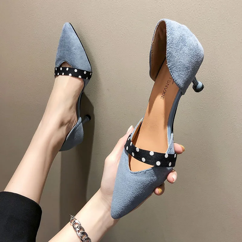 2019 новые весенние женские босоножки на высоком каблуке уличная модная обувь