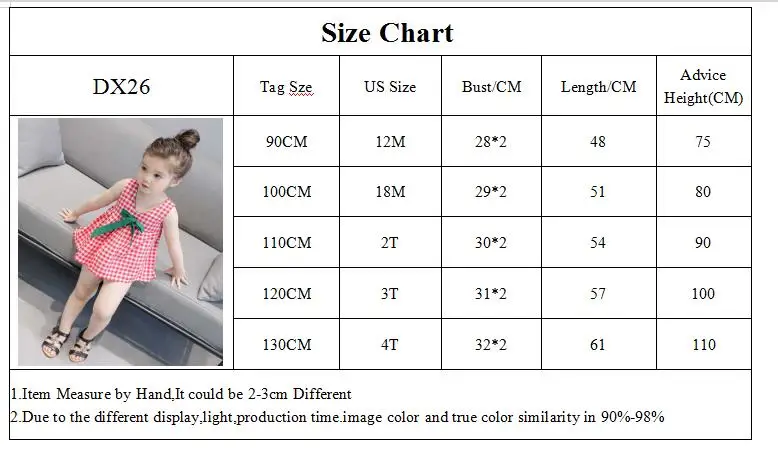 DX26-SIZE CHART