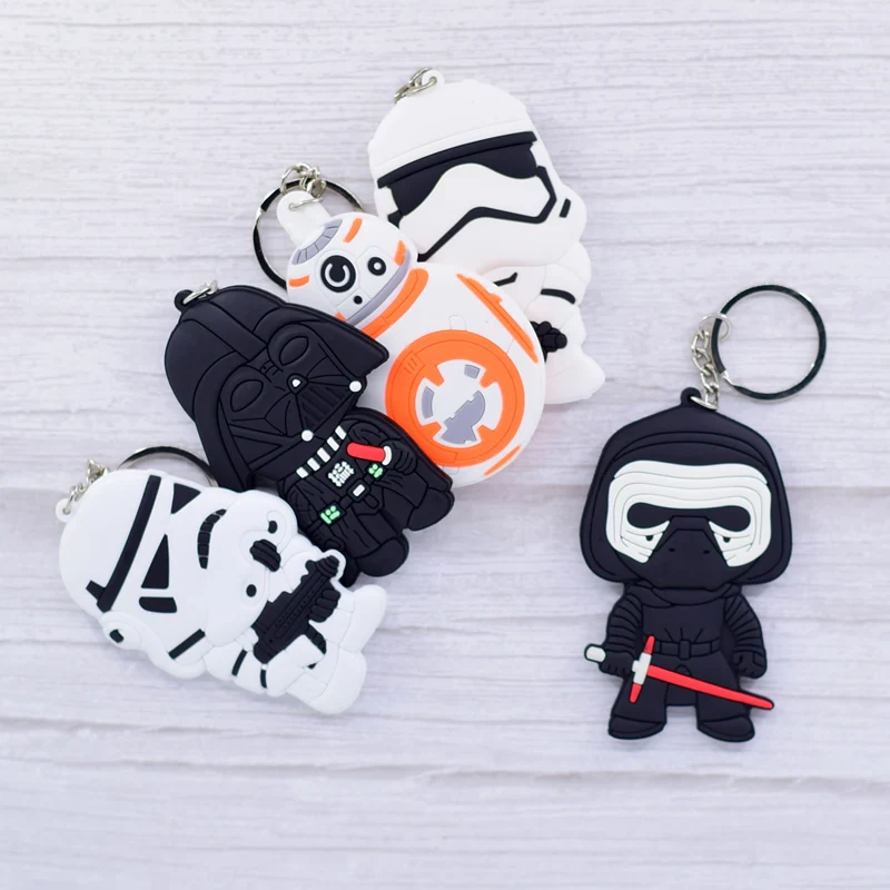 Star Wars Keychain Various Styles Stormtrooper/Darth Vader Keyring Cute