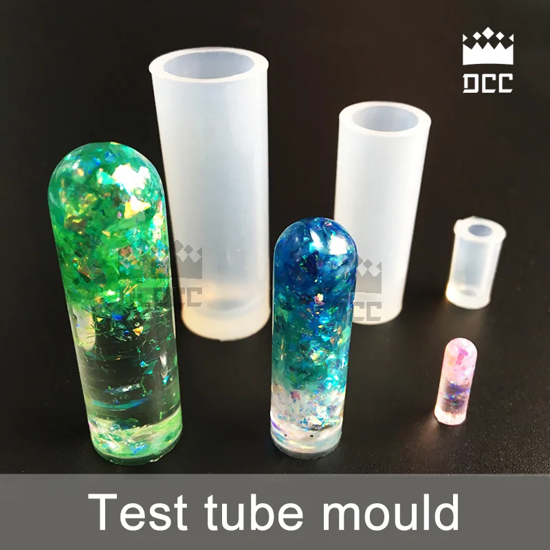 

1pc Test Tube shape Silicone Mold for UV resin Epoxy Resin for handmade Jewelry