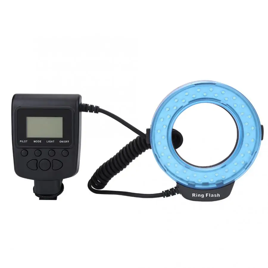 

Portable 48 LED Ring Flash Light Lens Adapter Rings Kit For Canon for Nikon for Fuji SLR Camera Ring Flash Lamp