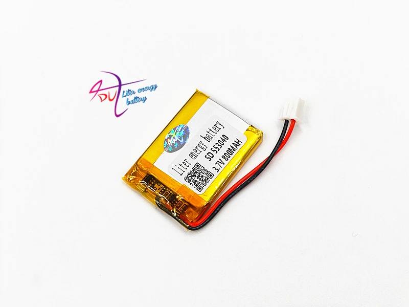 10 шт JST XH 2,54 мм 553040 3,7 V 800 mAh 603040 литиево-полимерный lipo Перезаряжаемые Батарея для Mp3 Mp4 Mp5