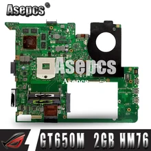 Asepcs N76VZ материнская плата для ноутбука ASUS N76VZ N76VM N76VJ N76V Тесты оригинальная материнская плата GT650M 2 Гб HM76