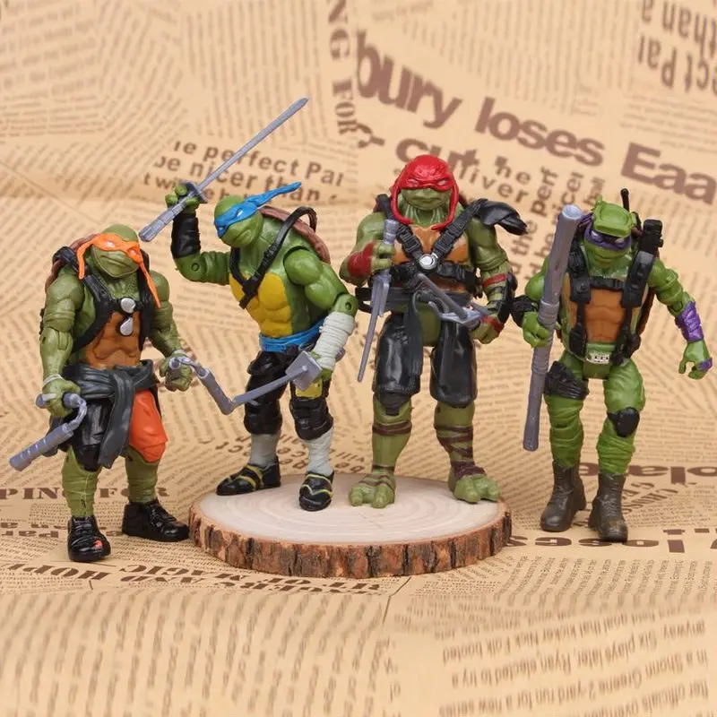 

4Pcs/Set Variant Era 4 Turtles Joint Movable Doll Action Figures Model Exquisite Simulation Gift Ninja Toys For Children