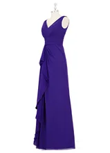 New Arrival Custom Made V Neck Bridesmaid Dress Floor Length Cheap Bridesmaid Dress Floor Length Maid of Honor Dress