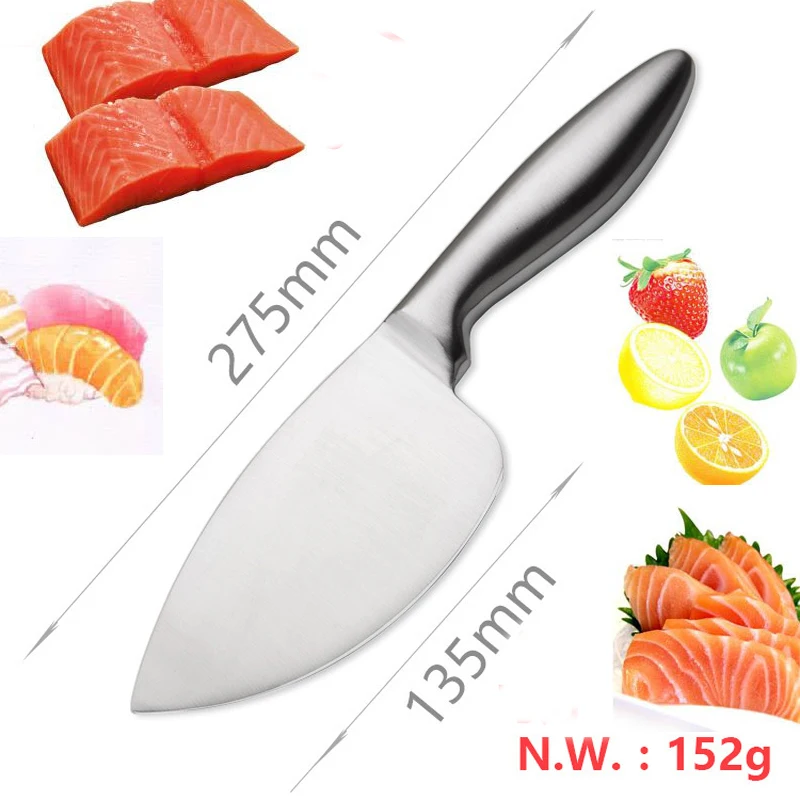 Free Shipping High Quality Very sharp Chef Knife Full Stainless Steel