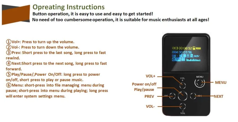 Цвет! Начального уровня Hi-Fi MP3 музыкальный плеер FLAC Xduoo X2 Поддержка MP3 WMA ape flac WAV формат уполномоченным продавцом