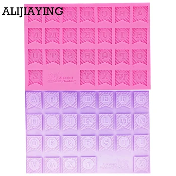 

M1177 Letters Alphabet Silicone Cake Candy Clay Molds number Gumpaste Chocolate Mold Fondant Cake Decorating Tools