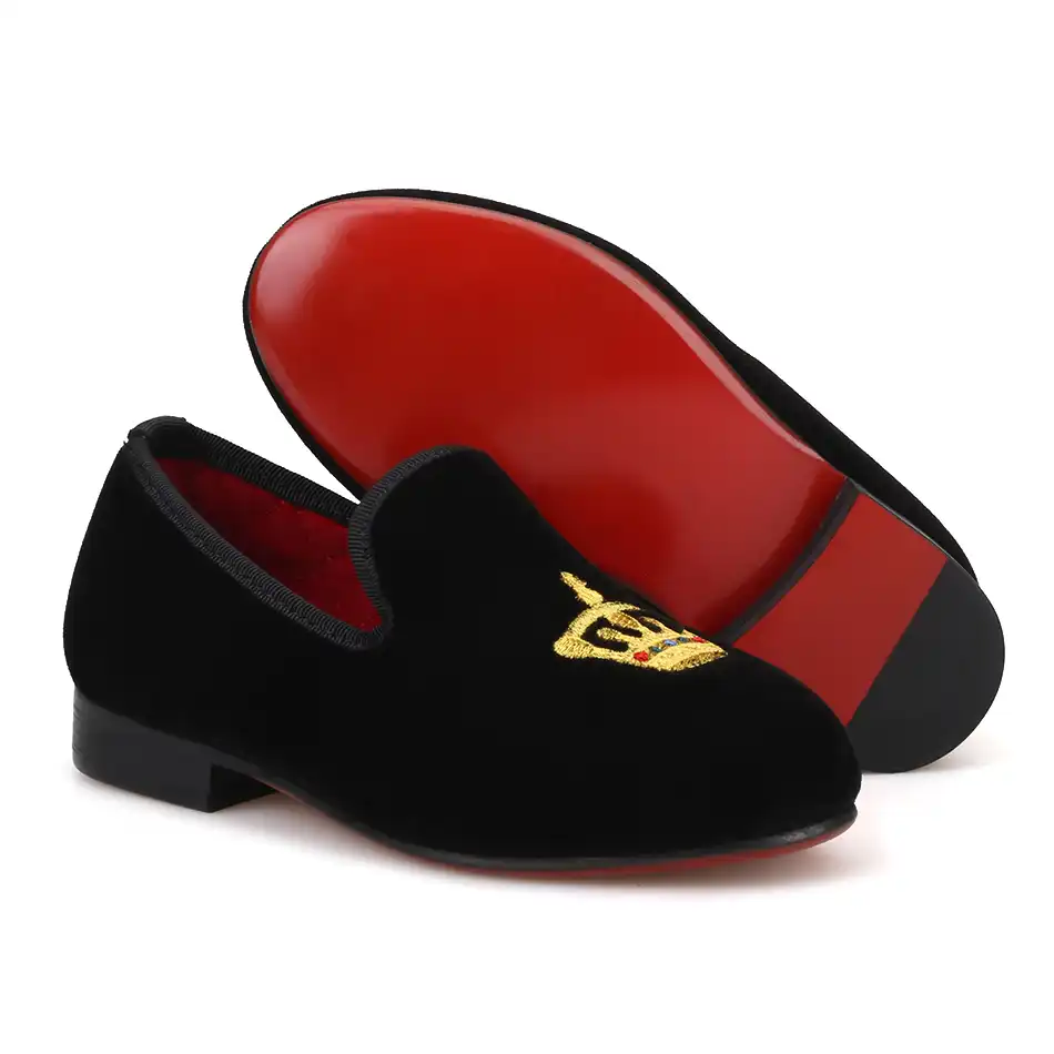 crown wish kid black patent