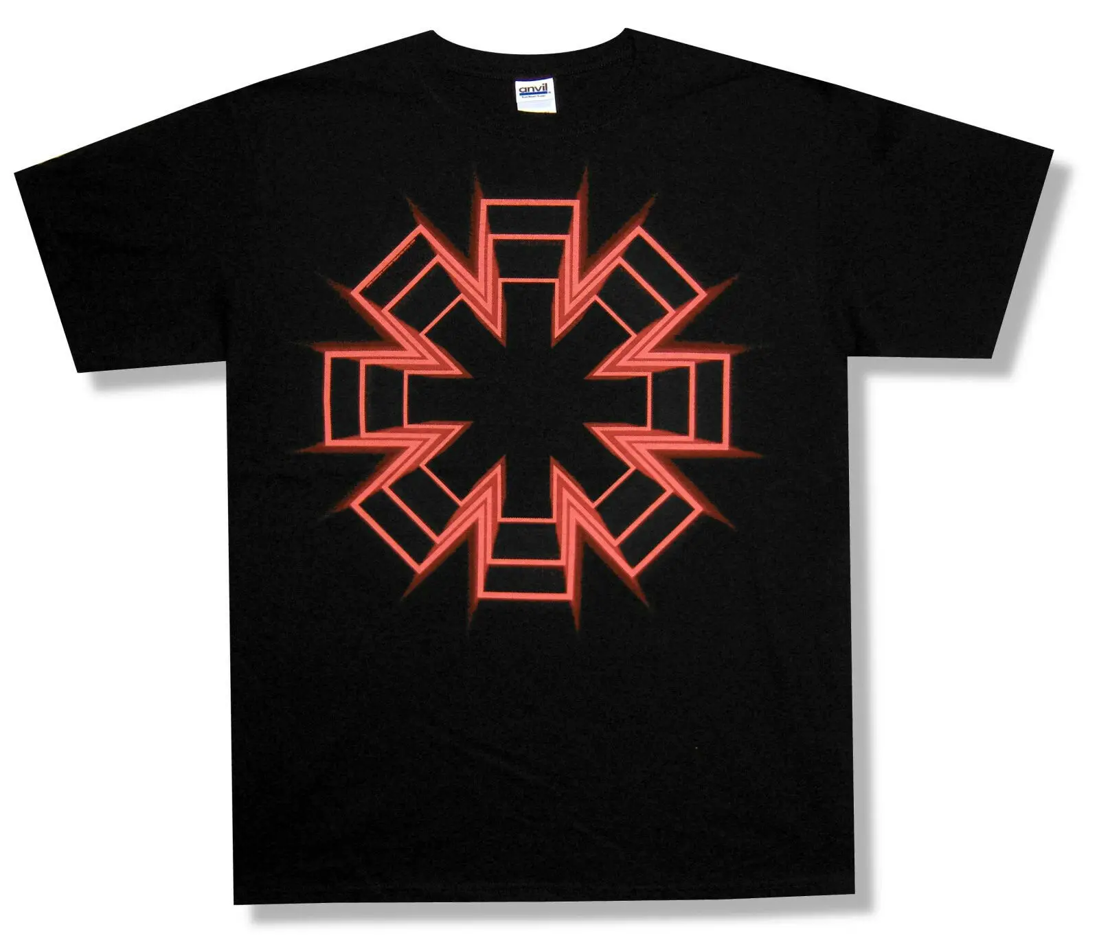 RED HOT CHILI PEPPERS &quotLIVE FLOOR ASTERISK&quot BLACK T-SHIRT NEW OFFICIAL RHCP 100% Cotton For Man T shirt printing 2019 hot tees |