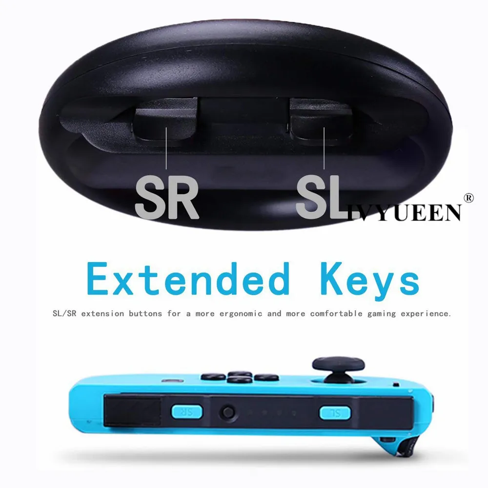 Ручки рулевого колеса IVYUEEN для контроллера Nintend Switch NS Joy Con аксессуары игр в