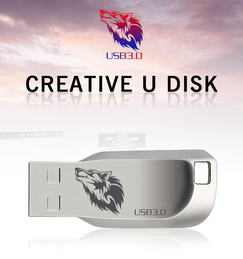 Металлический флеш-накопитель USB3.0 8 ГБ 16 ГБ флеш-накопитель 32 Гб 64 Гб 128 Гб карта памяти USB 3,0 флеш-накопитель USB флеш-накопитель