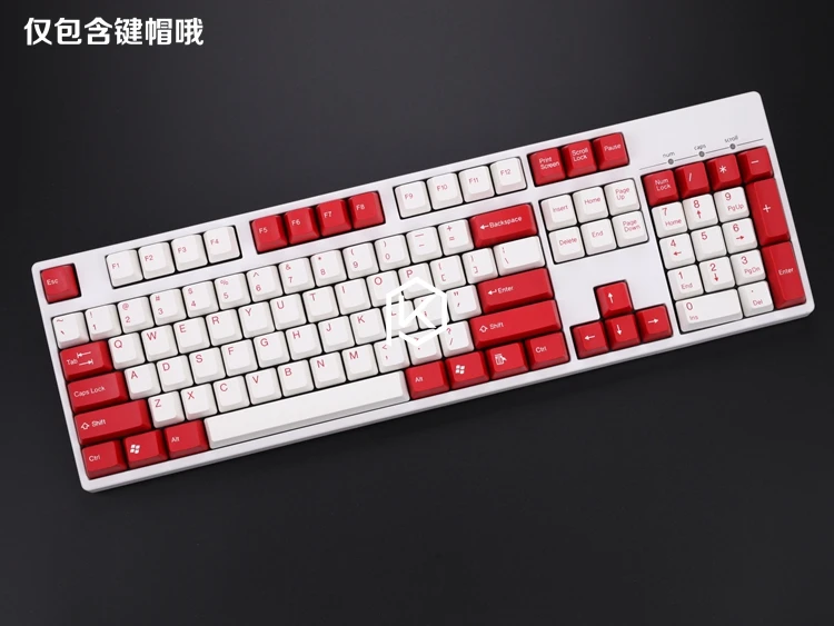 Taihao abs двойные брелки для diy игровой механической клавиатуры цвет wangziru синий белый серый красный оранжевый фиолетовый