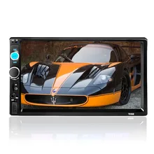 7 ”HD 2 Din Auto AutoRadio MP5 Giocatore Dello Schermo di Tocco di Bluetooth Del Telefono Stereo Radio FM/MP3/MP4 /Audio/Video/USB Elettronica In Dash