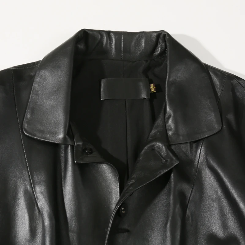 2019 Spring Version of The Lapel Large Size Sheepskin Windbreaker Jacket  jacket women  real leather jacket