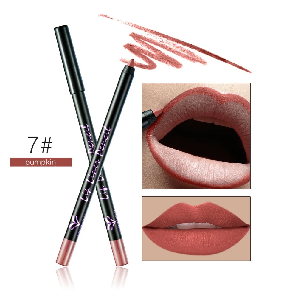 

Huamianli 12 Colors Professional Lipliner Makeup Waterproof Lip Liner Pencil Dropship Jan26