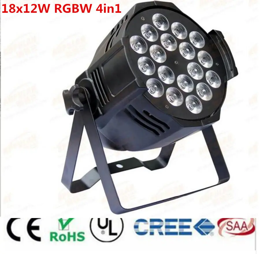 

led par light 18x12W RGBW Led Par Light DMX Stage Lights Bars, discos, dj dmx wash light