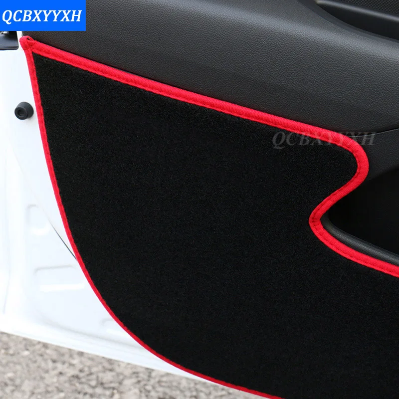2 цвета автомобиля-Стайлинг протектор боковой край защитная накладка защищенный анти-кик двери коврики Крышка для Honda hr-v VEZEL