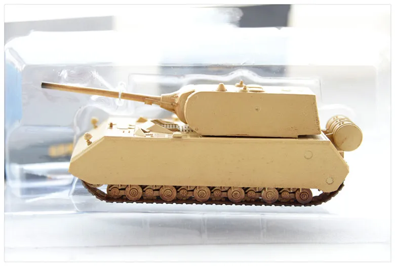 Модель автомобиля с высокой имитацией 1:72 немецкой армейской мыши тяжелый бак из