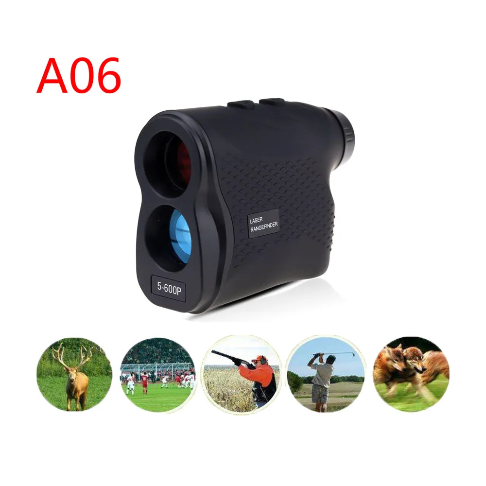 

A06 Laser Rangefinder Laser Telescope Distance Meter Digital 6X 600m Hunting Golf Laser Range Finder Tape Measure Hunting