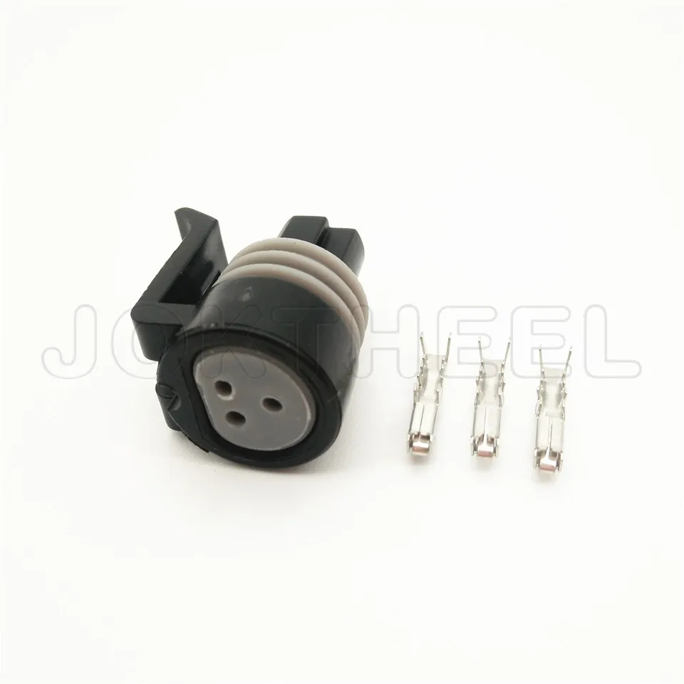 1/5/10/20/100 sets kit 1.5mm Delphi 3 Pin way 100 150 250 PSI oil fuel pressure sensor connector throttle Plug 12065287 12078090