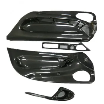 

Hot Sell 1992-1997 RX7 FD3S RHD Door Inner Panel Trim Replacement With Handle Trims 2PCS left CF and right side Carbon Fiber