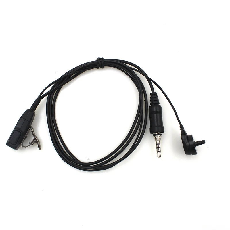 Скрытая Акустическая трубка Гарнитура для Yaesu Vertex VX 6R 7R 6E 7E 120 127 170 177 Двусторонняя