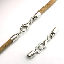 20 шт застежка омаров для 3 мм кожаные хлопки Антикварные Серебряные Ювелирные изделия Поиск поставки D-6-113