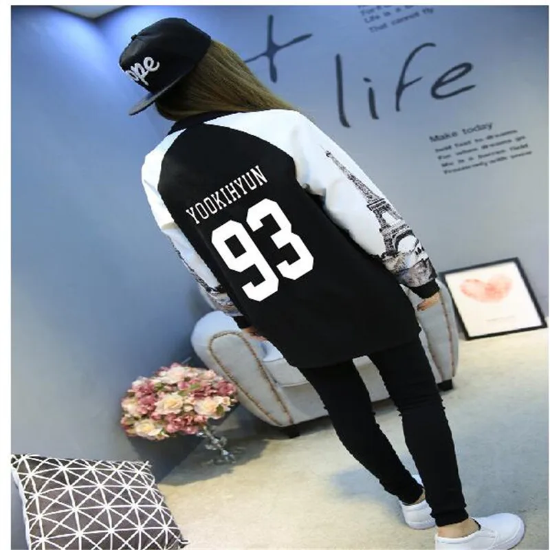 Свитер Kpop MONSTA X хлопковая смесь Pullover gwo унисекс пуловер с капюшоном джемпер одежда