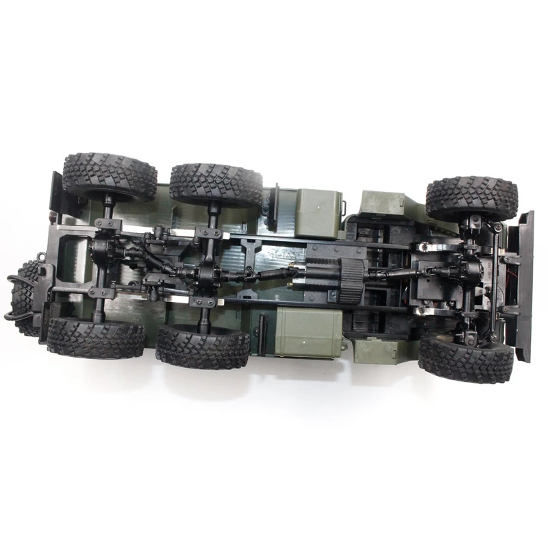 1/16 2,4G 6WD RC автомобиль военный грузовик Рок Гусеничный командный армейский грузовик с дистанционным управлением на радиоуправлении светодиодные Машинки Игрушки