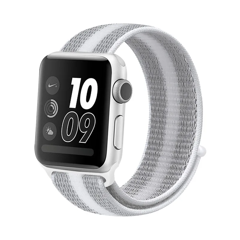 Спортивный ремешок для Apple Watch Band 4 44 мм 40 iWatch 3 2 1 42 38 аксессуары цветной нейлоновый