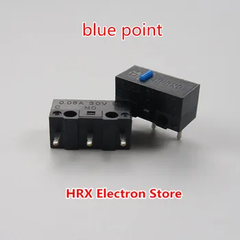 

10PCS/LOT HUANO mouse micro switch button life of 10 million silver contact blue point
