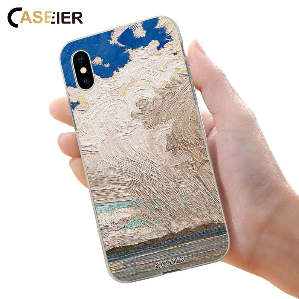 

CASEIER 3D Phone Case For iPhone 6 6s 7 8 Plus Abstract Soft Cover For iPhone 5 5s SE XR XS Max Soft Silicone Cases Capinha Capa