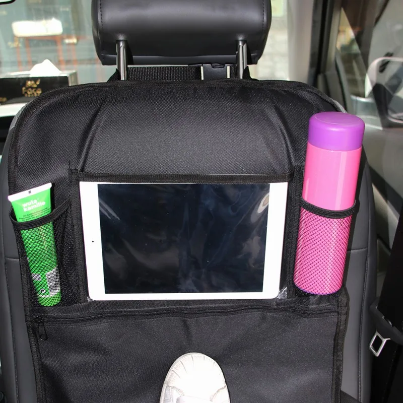 Protector de asiento trasero de coche resistente al agua bolsa de almacenamiento Organizador de bolsillo para asiento trasero de coche fundas de asiento de fibra de poliéster Organizador Protector de asiento trasero de coche resistente al agua bolsa de almacenamiento Organizador de bolsillo para asiento trasero de coche fundas de asiento de fibra de poliéster Organizador