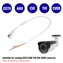 60cм 5 Pin аналоговый BNC видео кабель Мощность подводящего провода F Видео& DC Jack Женский Шнур для аналог CCTV AHD камера TVI 2 шт./лот