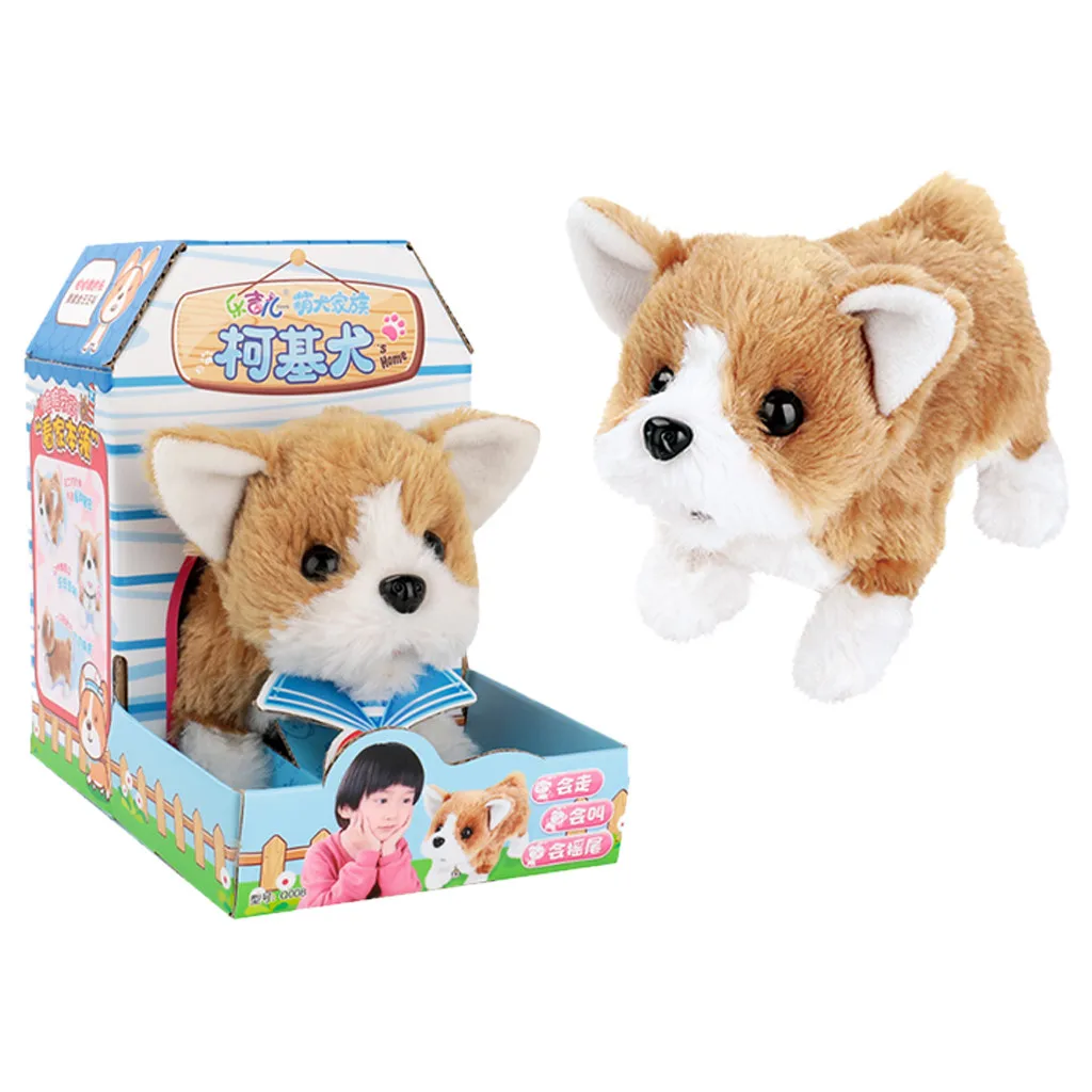 

Kids Baby Gilrs Boys Toys Mobile Cute Plush Barking DogsToy Soft Gift For Kids Stress Relief Children Boys BabiesToys Hobbies