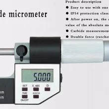 Электронные наружные Микрометры 0-25 мм 0-1 дюйм 132-01-040