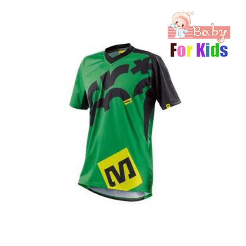 

Kids maglia mtb downhill Summer Cycling Bicycle short sleeve jersey Children's bicycle speed drop Maillot Ropa Ciclismo Boy