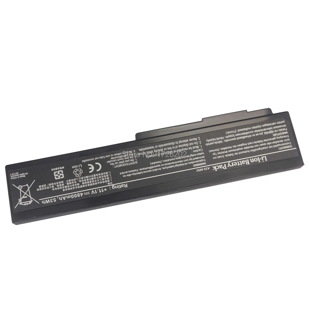 Аккумулятор для ноутбука Asus N53 A32 M50 M50s N53S N53SV M51E M60J M70Sr X55Sr X57 X64 G50 G51 G60 4800 мАч|battery charger