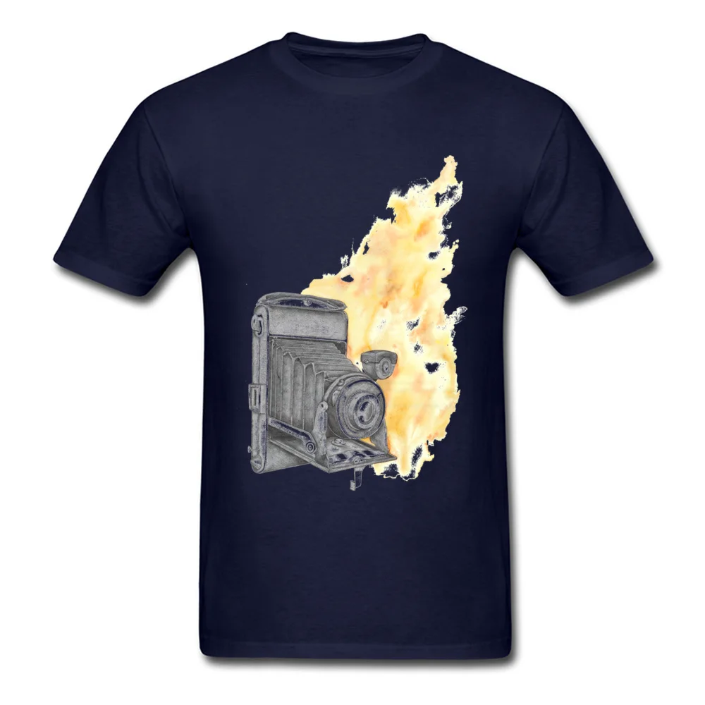Retro Camera All Cotton Top T-shirts for Boys Short Sleeve Cool Tops Shirt New Coming Labor Day Round Neck Sweatshirts Casual Retro Camera navy
