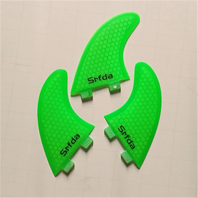 Srfda плавники серфинга для FCS коробке нового дизайна плавники серфинга/ребра доски для серфинга/высокая производительность (Tri-set) зеленый