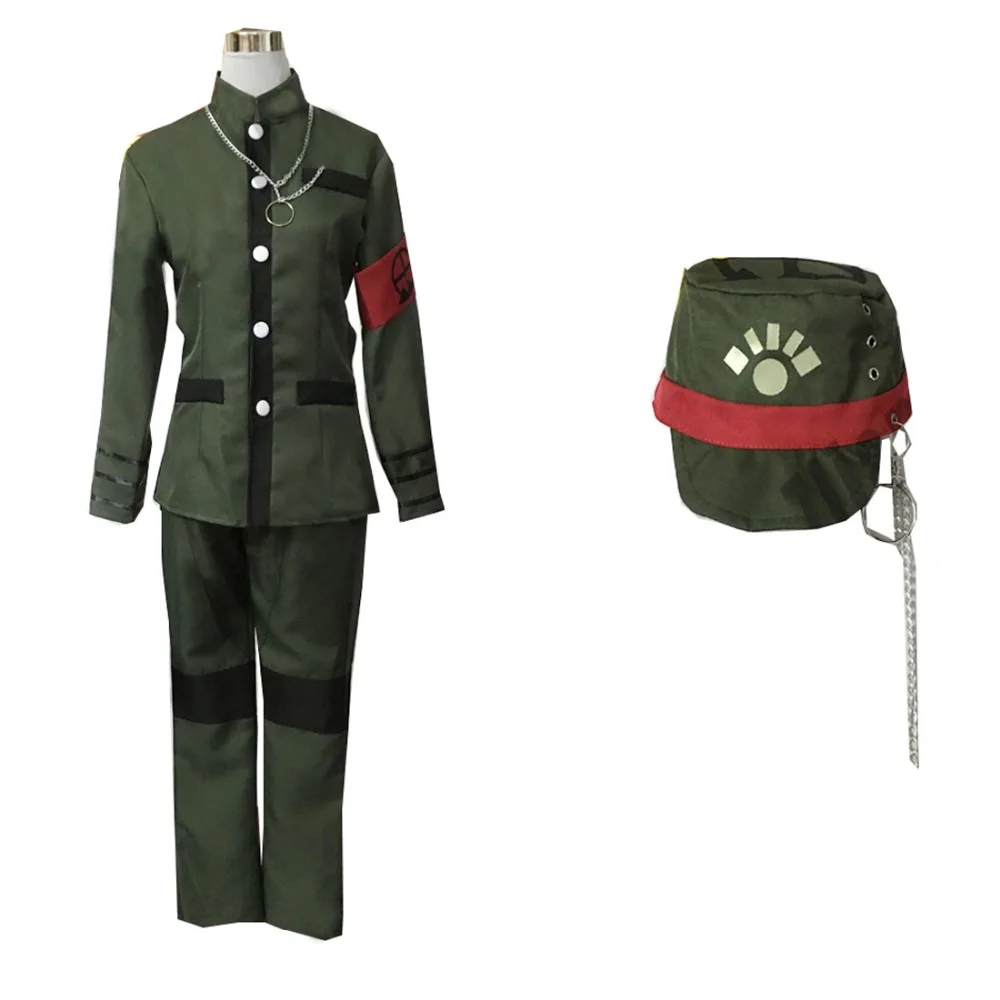 

2018 New Danganronpa V3 Korekiyo Shinguji Cosplay Costume Japanese Game Military Uniform Suit Outfit Clothes Two Styles Choosing