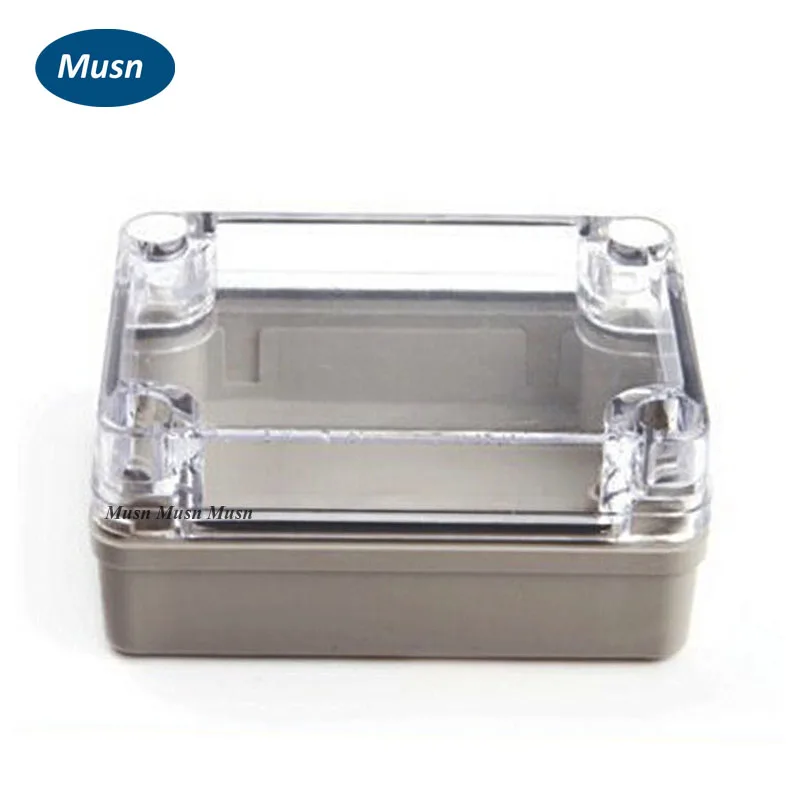 

Plastic Distribution Enclosure 80*110*45mm PC Transparent Cover ABS Body Junction box IP66 Terminal Box