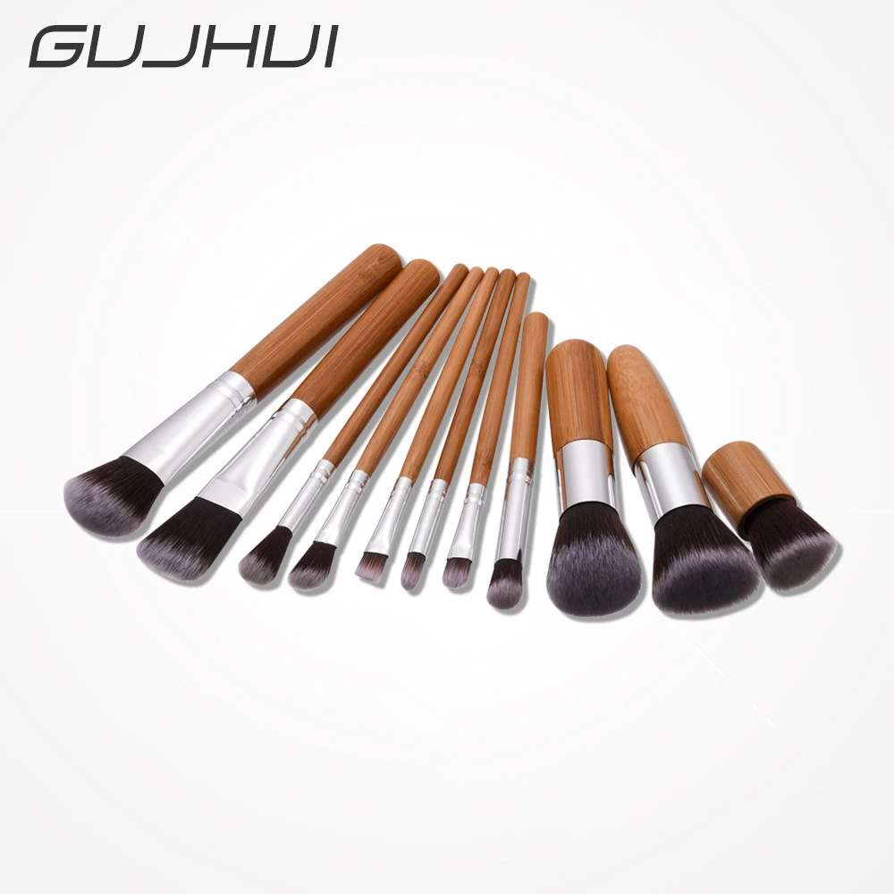 11Pcs Blending Pencil Foundation Eye Sshadow Makeup Brushes Eyeliner Brush (3)