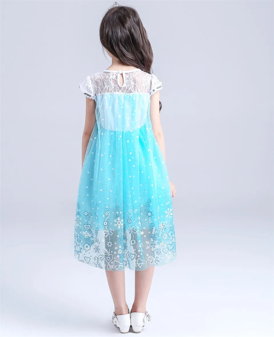 Платье для маленьких девочек; платье принцессы Анны, Эльзы, Софии; Infantil Fever Elza; костюм; Vestido Rapunzel Jurk Disfraces; одежда
