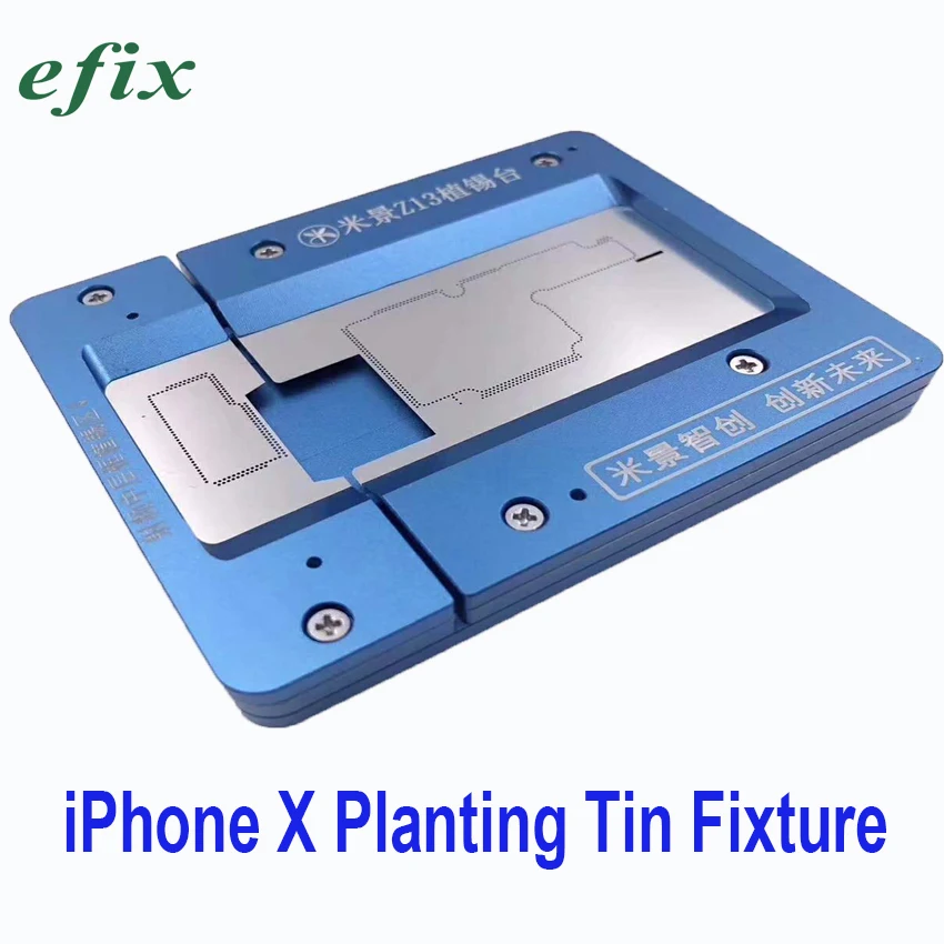 

3D BGA Reballing Stencil Soldering Net for iPhone X Motherboard IC Chip Planting Tin Fixture Logic Board Repair Tools
