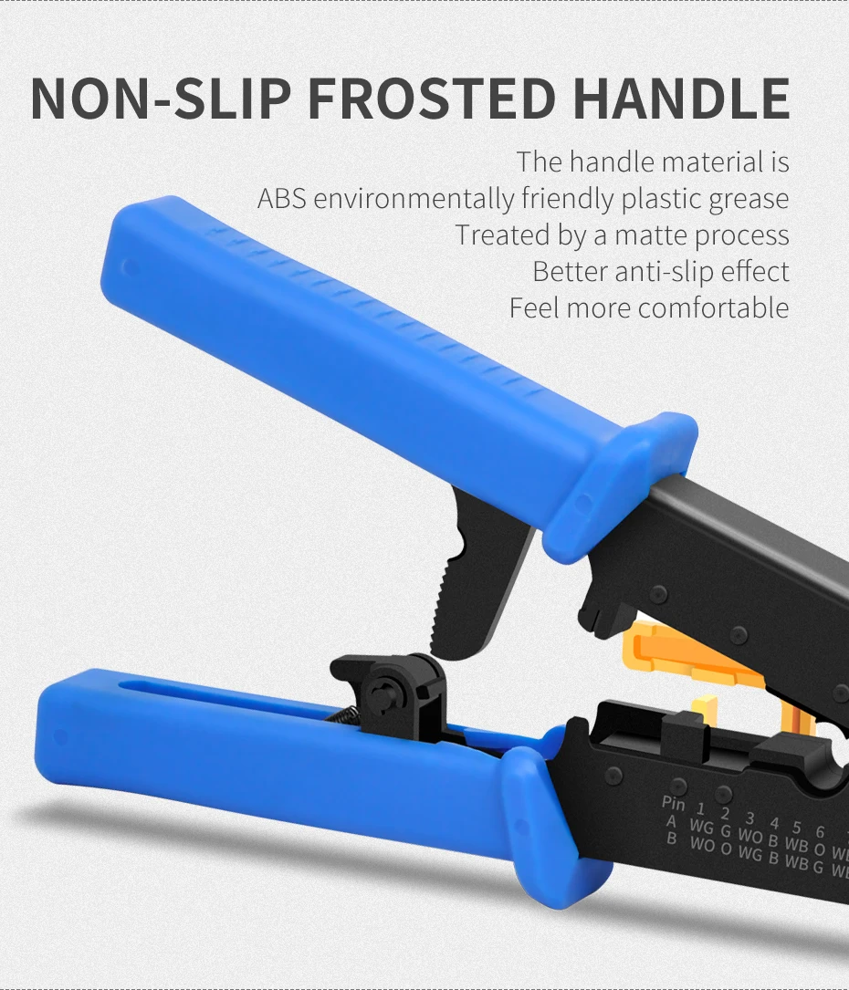 Outil de sertissage perforé, prise RJ45 6P-RJ11 et 8P-RJ45, outil ...