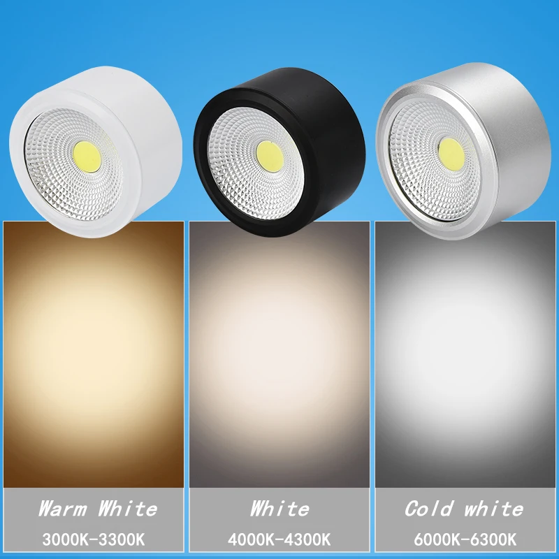 Downlights neutro Body Color : Black/silver /white